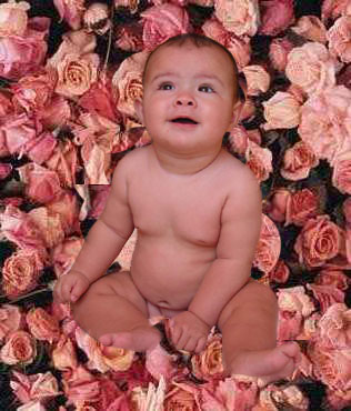 bébé rose